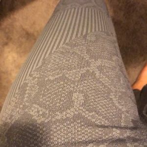 Varley Grey Snakeskin Legging